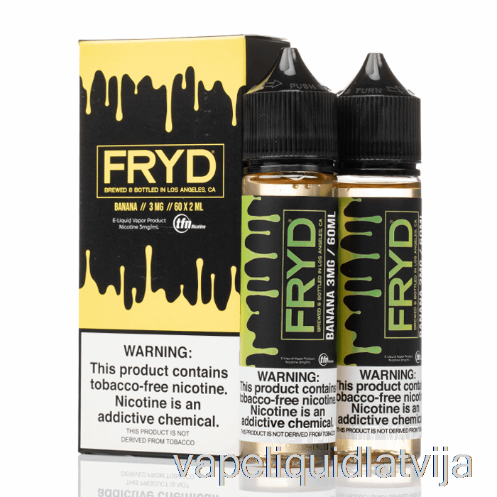 Banāns - Fryd E-liquid - 120ml 0mg Vape šķidrums